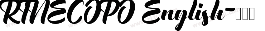 RINECOPO English字体转换